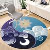 1pc Sun Moon Yin Yang Chair Carpet for Office, Non-slip, Soft and Durable Office Rug for  Decoration, Perfect for Office yy260105031