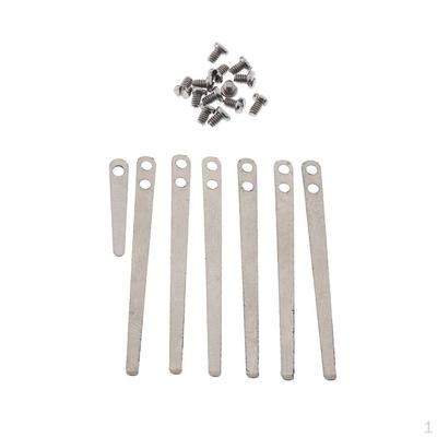 1 set di molle piatte in metallo con viti da 3,5 cm/1,37 pollici per clarinetti, accessorio fai da te