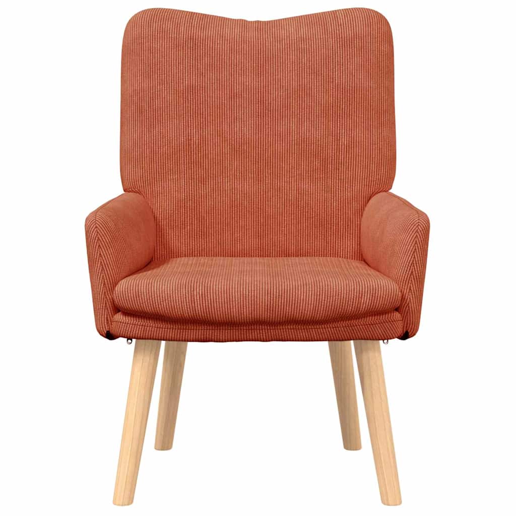 Armchair Red Orange 63 x 67 x 94 cm Fabric