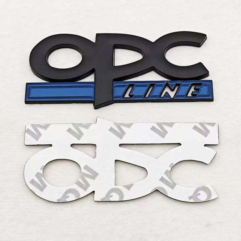 OPC Line Emblem Front Grille Badge Tail Stickers Logo For Opel Astra G H J K F Corsa D Zafira B Insignia Mokka Regal Accessories