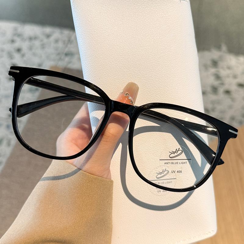 The New Large Frame Plain Retro  Eyeglass Frame Can Be Equipped With A Prescription Eyeglass Frame  Myopia Glasses Frame Mh9025