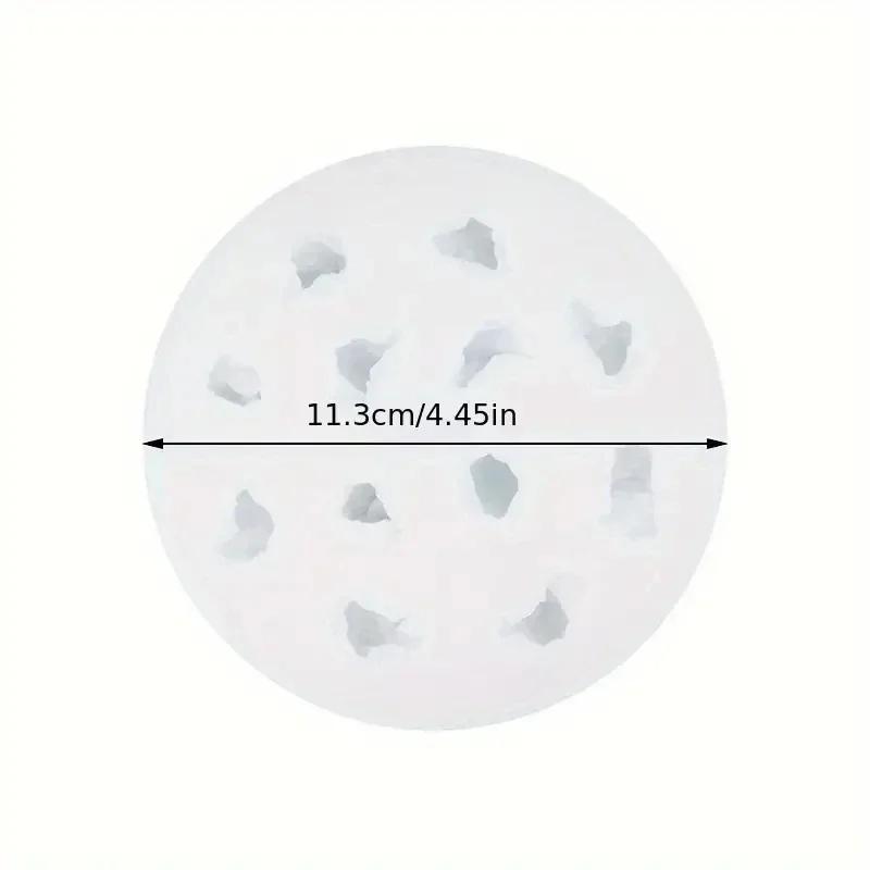 

1Pcs Popcorn-shaped Silicone Mold Candy Chocolate Jelly Cake Making DIY Chocolate Baking Silicone Mold