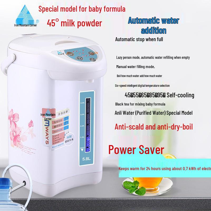 Smart Large-Capacity Constant Temp Water Boiler & Warmer with Auto Shut-Off & Filling