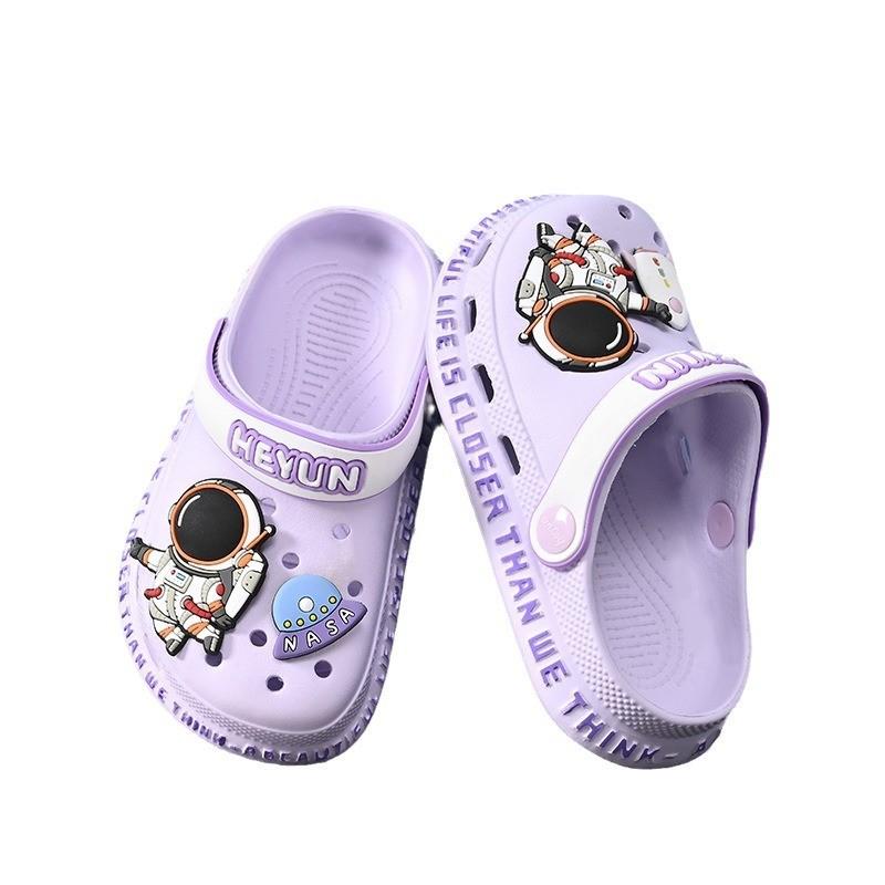 Adorable Cartoon Print Nonslip Kids Sandals In Multiple Sizes For Boys And Girls Wear Summer