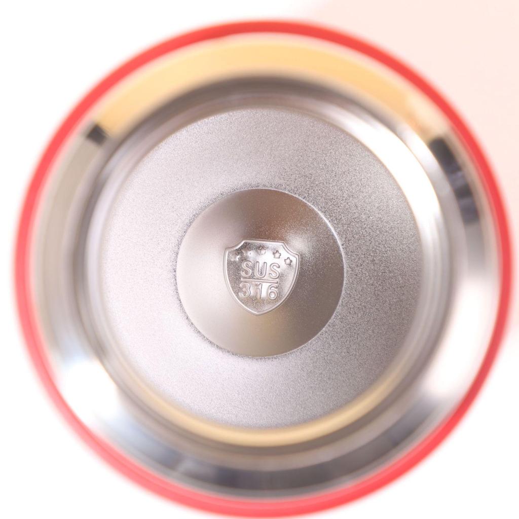 Thermal Cooker Set: Solid Color Insulated Lunch Box & Stainless Steel Spoon