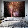 Dormitory Bedroom Tapestry Fireworks Cartoon Pattern Tapestry