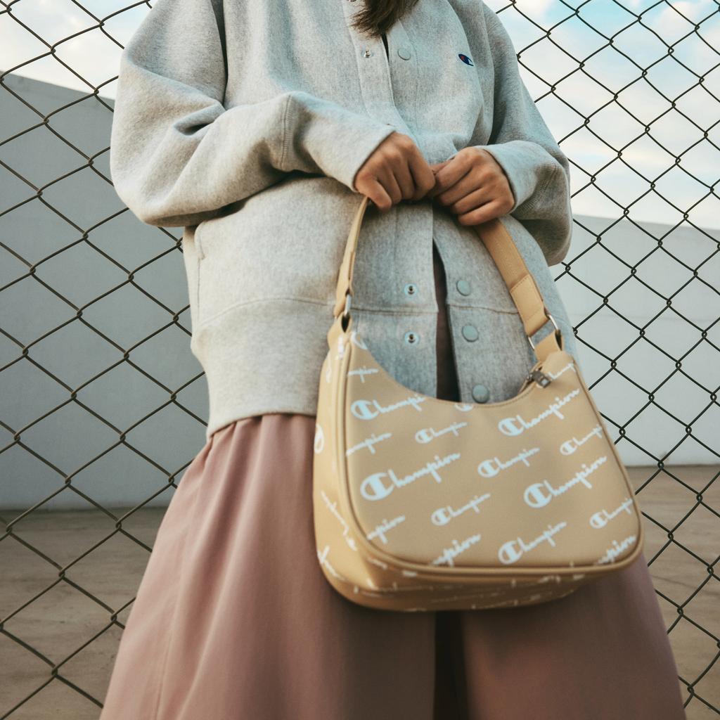 New Champion Synthetic Leather Backpack Shoulder Bag Regular Unisex Champion Black/Wheat Umber U5AACPU79