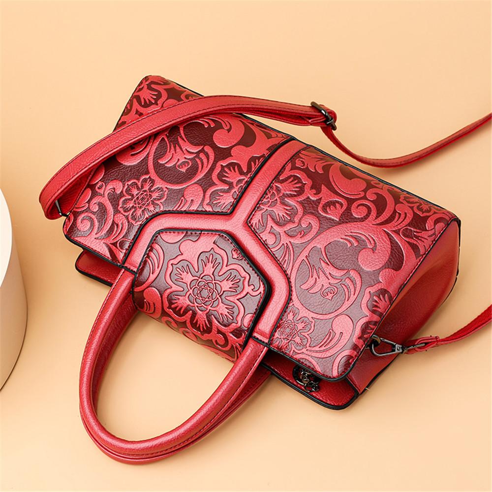 Handbags Embossing Shoulder Crossbody Bag Ladies Large Capacity Shopping Tote