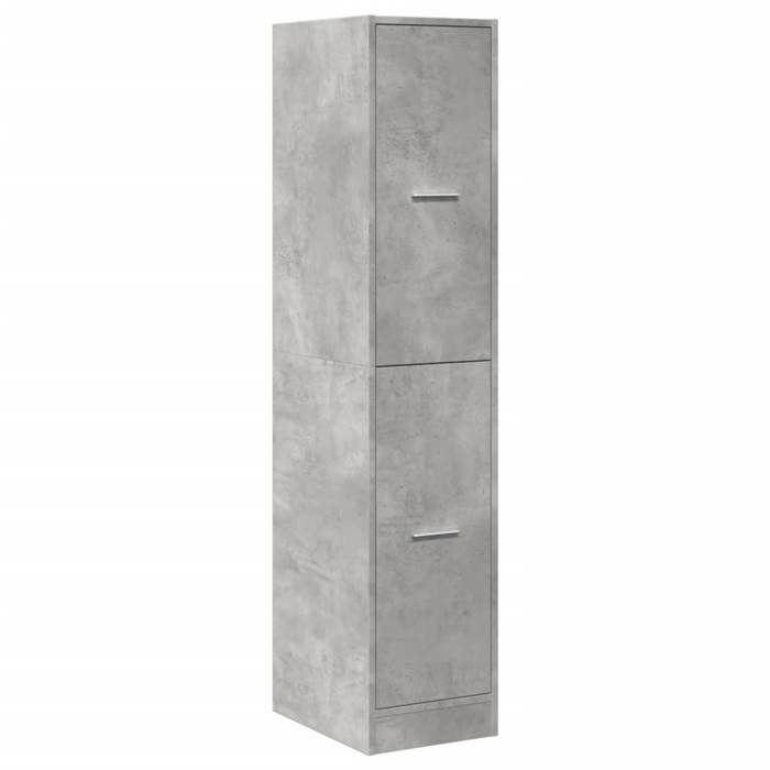 VidaXL Armoire d'apothicaire gris béton 30x41x144,5 cm bois ingénierie, coffre d'apothicaire, meuble d'apothicaire, coffre à 855172