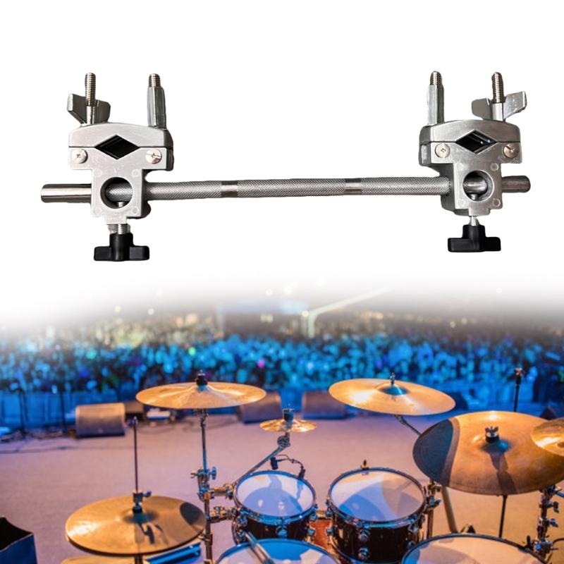 Adjustable 360 Degree Rotating Drum Clamp Set Metal Construction Drum Rack Clamp Perfect for Secure Drum Set Mounting