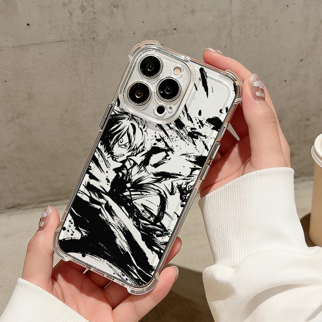 Anime Luffys Zoros Phone Case For Samsung Galaxy S26 S25 S24 S23 S22 S21 S20 Edge FE Ultra Plus 4G 5G Anti Fall Clear TPU