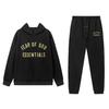 Sweatshirt and Sweatpants Set for Men Women, Fleece Lined Oversized Streetwear Tracksuit, Winter Warm Casual 2 Piece Outfit