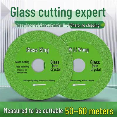 Glas King Ultra-Dünne Polierscheibe für Weinflaschen, Jade, Keramik - Präzises Schneiden & Schleifen, Kein Absplittern