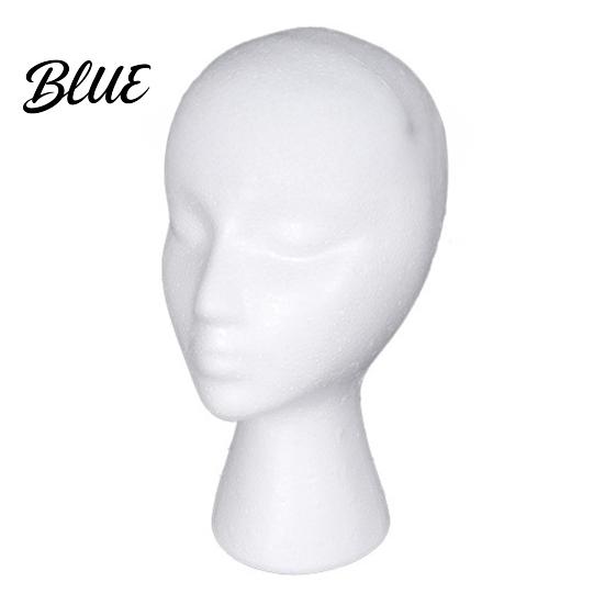 Testa di Manichino per Cappelli in Schiuma, Espositore per Cappelli Maschile Femminile, Modello Leggero, Accessori per la Conservazione di Parrucche, Fabbricazione