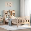 VidaXL Bunk Bed Without Mattress 100x200 Cm Solid Pine Wood, Bed, Bedroom Furniture, Bed with Storage, 3321739