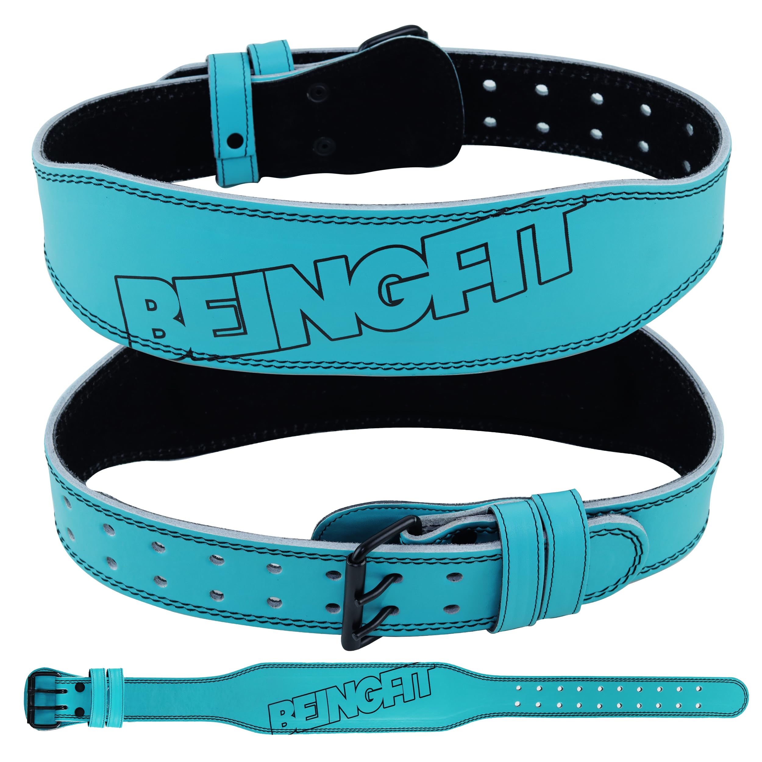 

BEINGFIT Training Belt Power Belt for Strength Training Durable and Unique Design 4 Colors and 3 Sizes Lifting Abdominal Compression Training Gear for