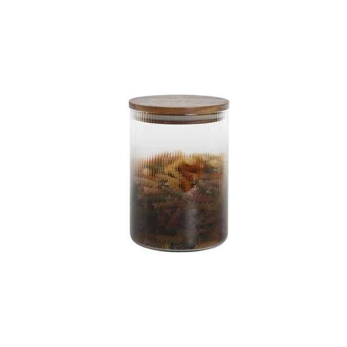 Set of Glass Storage Jars - Home ESPRIT - 3 Pieces - Borosilicate - 900 Ml - 1.5 L - 1.2 L - 11x11x20 Cm