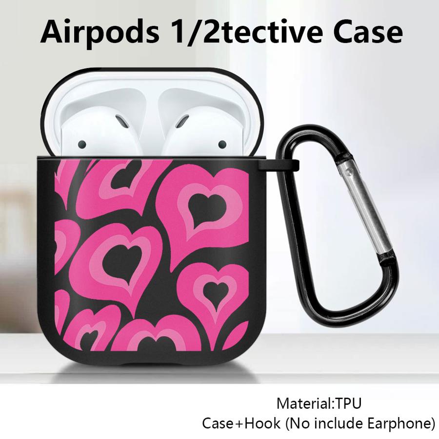 Cute INS Pink Love Heart Case For Airpods Pro3 4 Pro 1 3 Pro2 2 Earphone Cases Cover