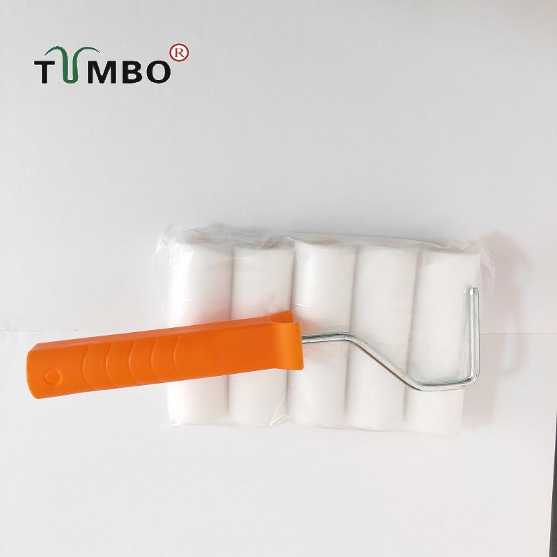 2-4 Inch Water-Based Sponge Roller Brush - No-Shed Latex Paint, Touch-Up & Corner-Free Wall Painting