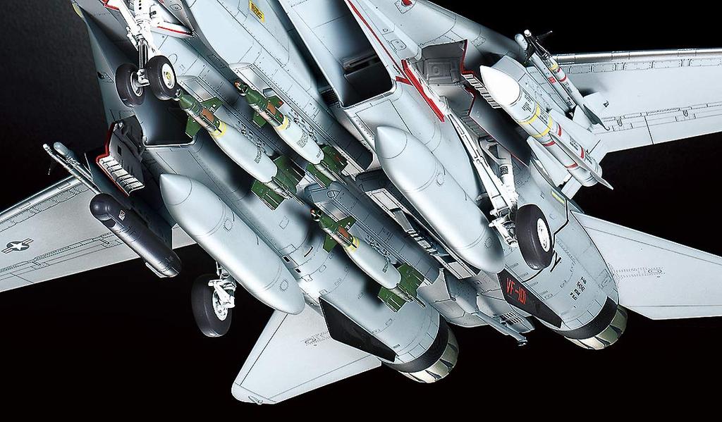 Tamiya 1/48 Masterpiece Aircraft Series No. 118 U.S. Navy Grumman F-14D Tomcat Plastic Model Kit 61118