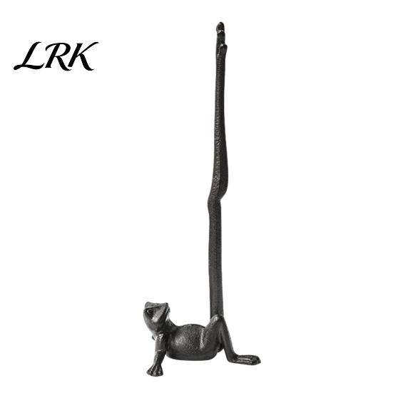 Decorative Paper Towel Holder Holder, Multi-Purpose Storage Stand for Kitchen Rolls Plastic Wrap And Paper, Rustic Rack Retro Cast Iron Napkin