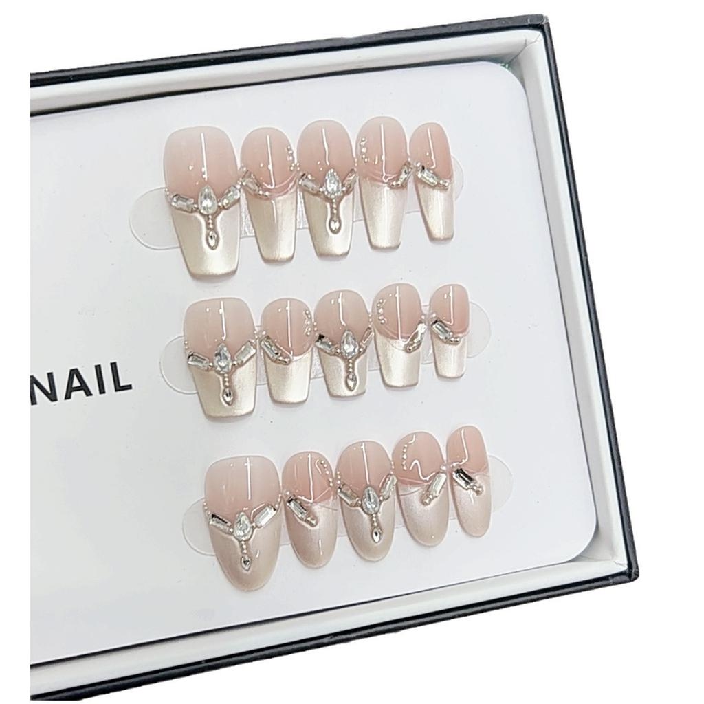 Pure Hand-made Phototherapy Wearer Warm Autumn Finished Product Reusable Nail Art Patches