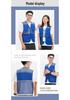 Children's Custom Multi-Pocket Mesh Activity Vest with Logo for Summer