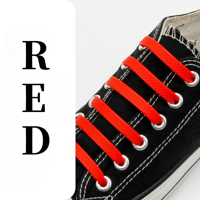 No Tie Gummi Elastisk skolisser Sneaker Skolisser for voksne Løpesko lisser Atletisk sko lisser
