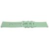 Watch Strap - MY-MONTRE - 22mm - Smooth Turquoise Green Silicone - 4.5 Mm Lug Width - Coordinated Metal Buckle