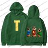 Felpa con cappuccio unisex in pile 2026 Alvin e i Chipmunks, Manica lunga, Abbigliamento sportivo per autunno e inverno, Pullover casual