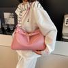 Korean Style Large Capacity Handbag Tote Bag Underarm Packs Fashion Retro PU Tote Bag  Women