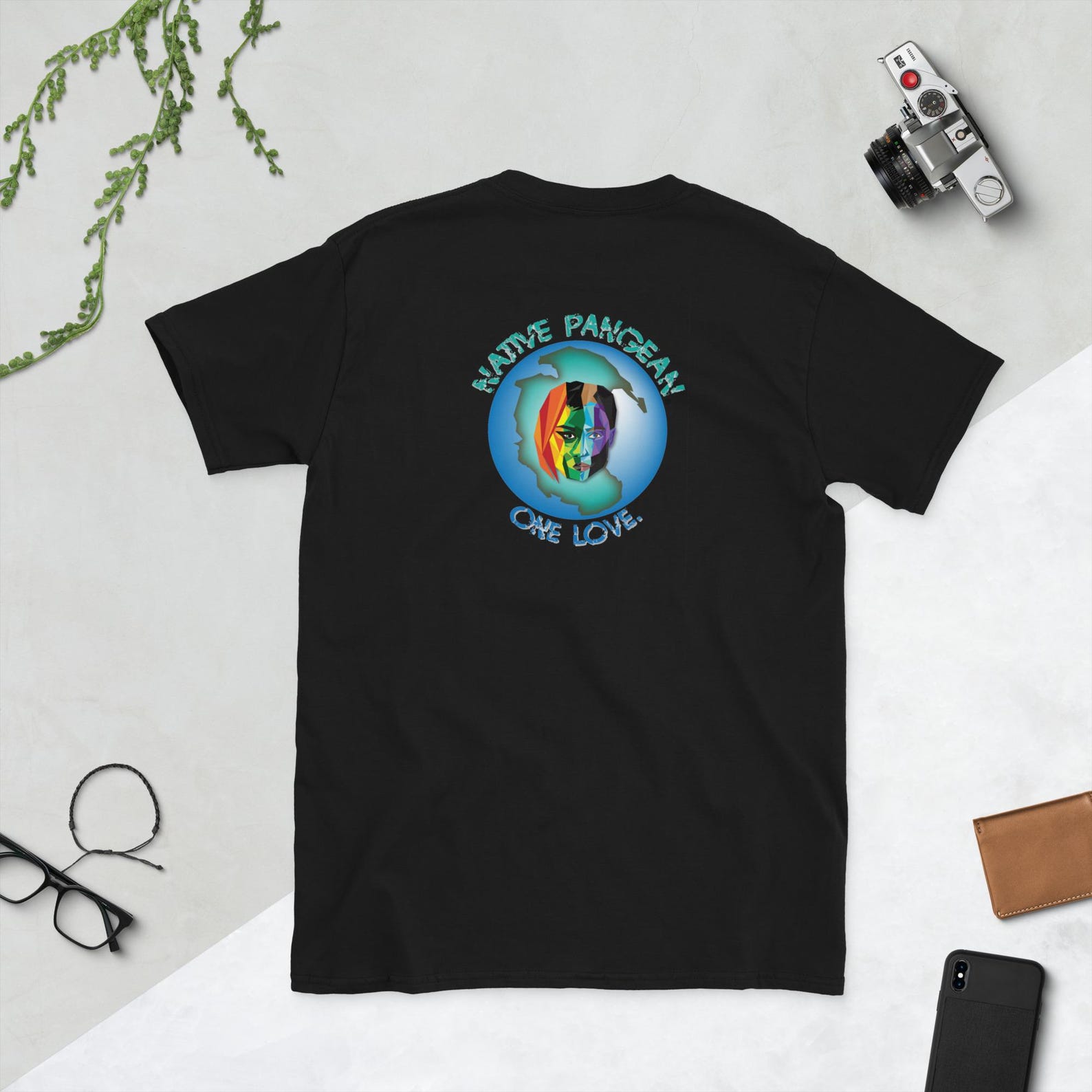 Native Pangean Tee shirt Colorful - One Love S