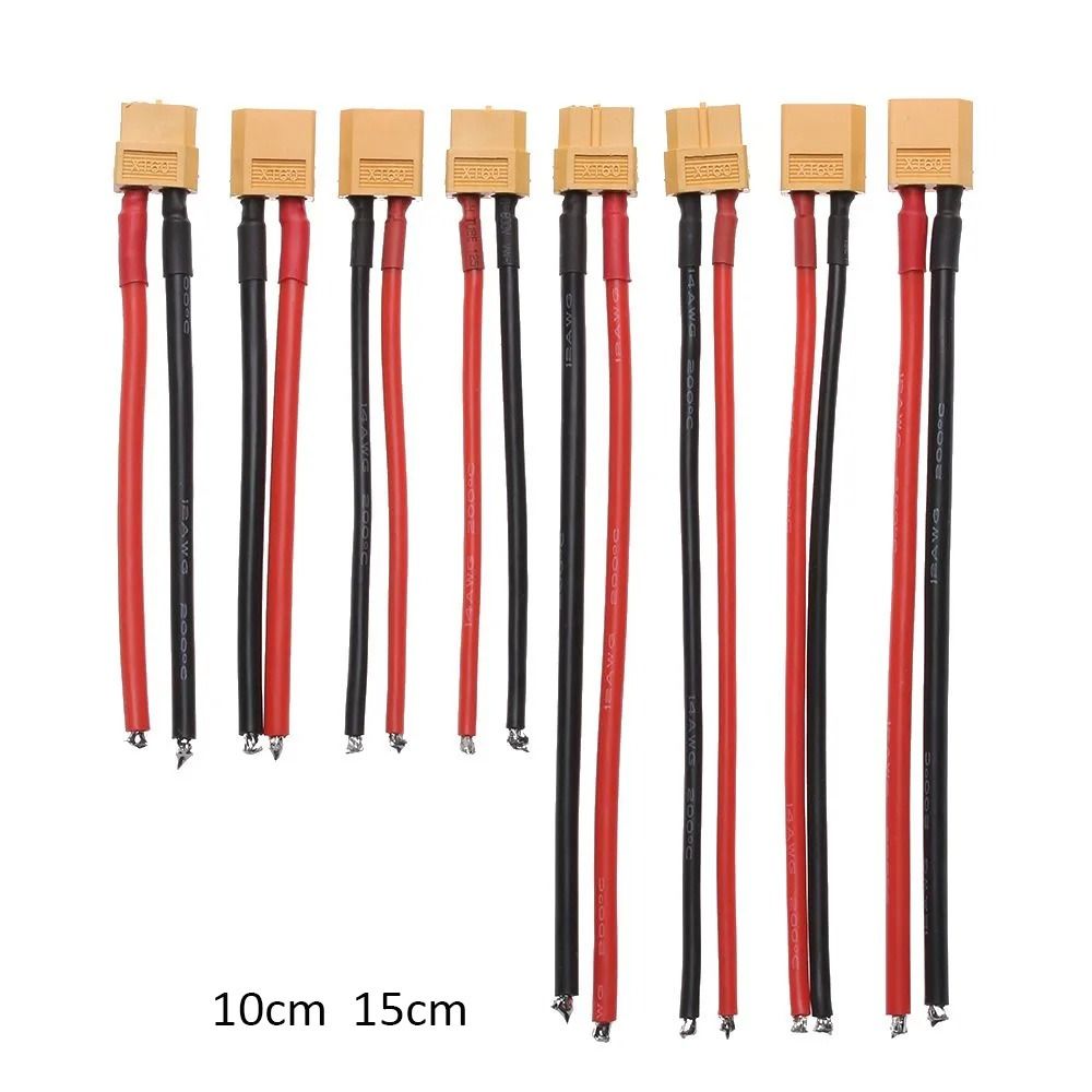 Silicone XT60 Cable Connector with Sheath Cover Wire Adapter RC Lipo Battery FPV Drone