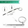 Portable 3 In 1 Double-head Multi-function Mini Stainless Steel Screwdriver Glasses Watch Repair Tool Gadget