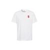 adidas Fcb Str Tee Alphabet Printing Soccer/Football Sports Short Sleeve White Men's GR0705