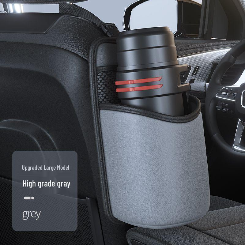 Car Seat Side Hanging Multifunctional Storage Bag with Tissue Box Holder