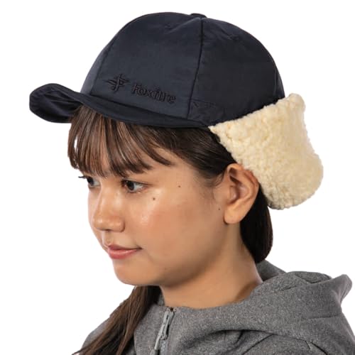 Foxfire 5422104 Unisex Padded Ear Flap Cap, Navy, Medium