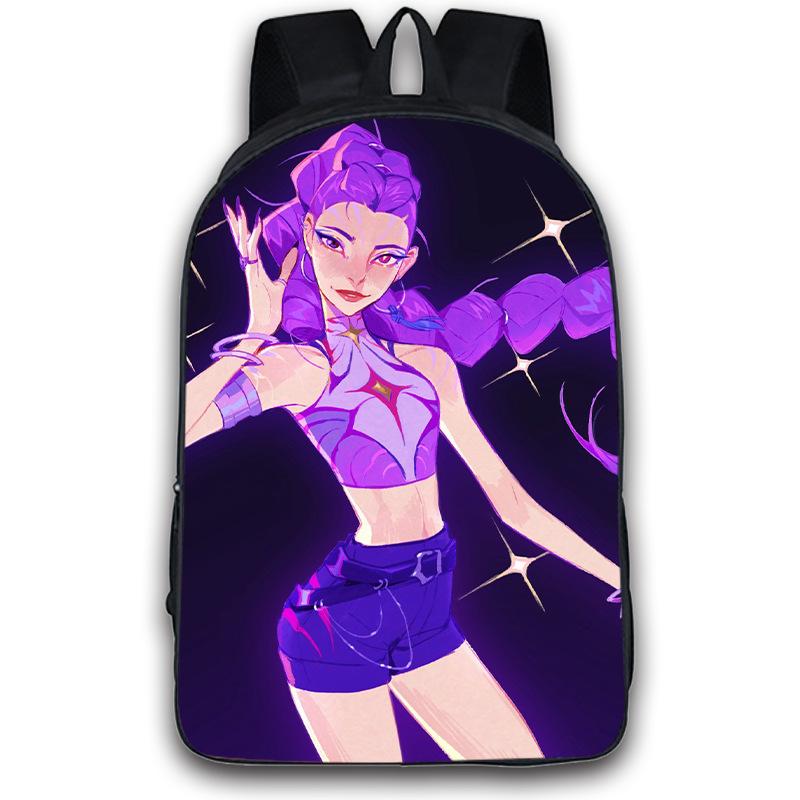 Kpop Demon Hunters Backpack Boys Girls Zoey Mira Rumi Bookbag Knapsack Schoolbag Rucksack Travel Backpacks Birthday Gifts