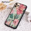 Butterflies Hibiscus Flowers Phone Case For iPhone 17 Air 16 Pro Max 15 14 Plus 12 13 Shell Cover Coque