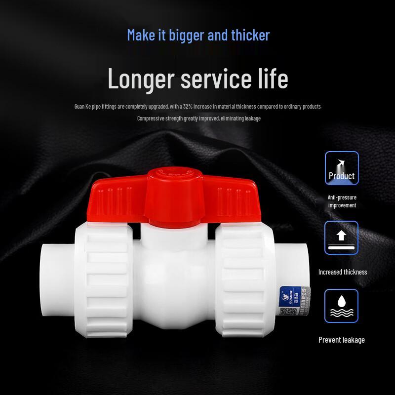 Li Jiuhong All Plastic Dual Ball Valve Union Connector