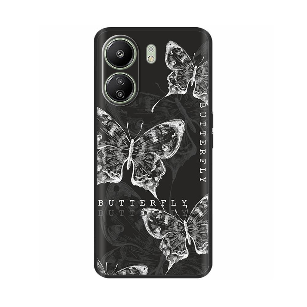 Case For Xiaomi Redmi 13C 4G Case Phone Cover Cool Sweet Soft Smooth Liquid Silicone Back Cover For Redmi 13 C Redmi13C Fundas