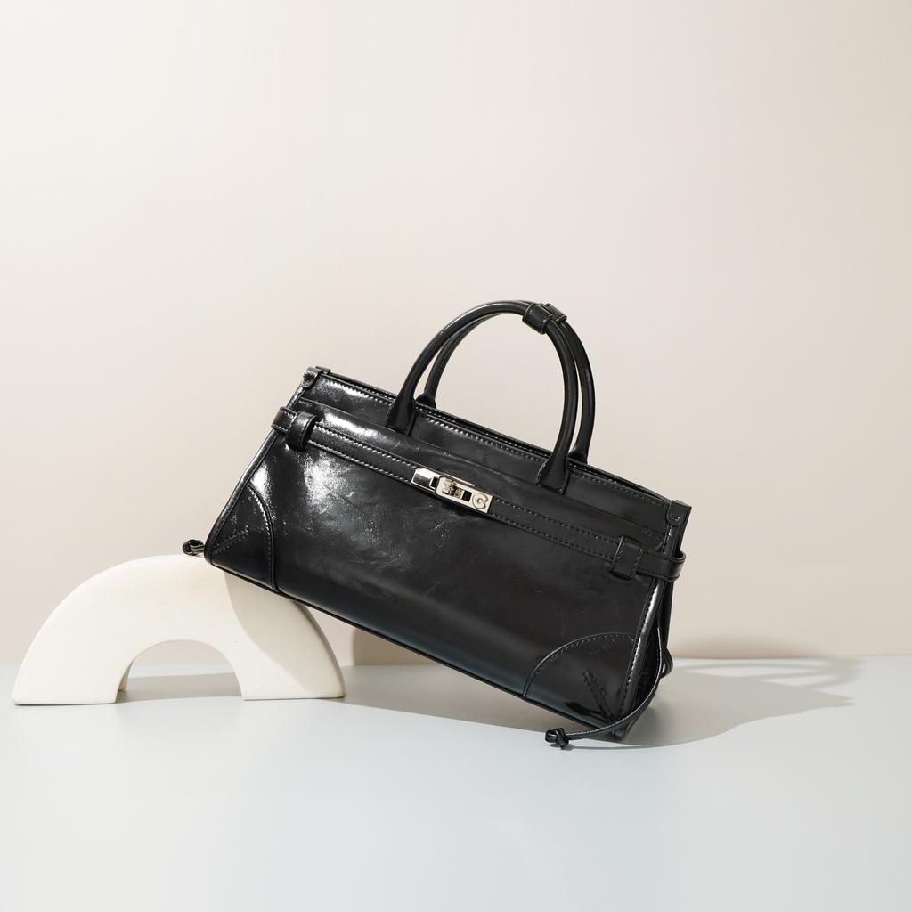 New Cowhide Tote Bag Women's Large Capacity Shoulder Crossbody