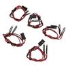 5Pcs RC Car Light 3mm High Brightness Mushroom LED Beads RC LED Lights Kit for SCX24 AXI00001 C10 1/24 1/18 Crawler