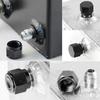 High Temperature Resistant Aluminum Nut And Sleeve Assembly For Engine Modifications And Fluid System