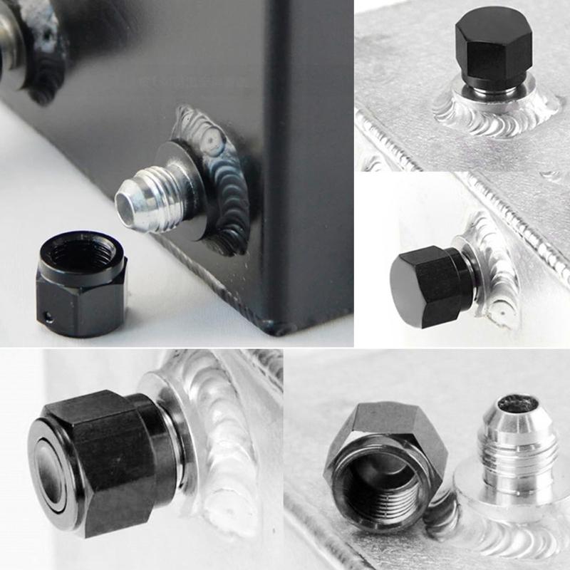 High Temperature Resistant Aluminum Nut And Sleeve Assembly For Engine Modifications And Fluid System