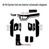 15-19 Odyssey & 16-19 Elysion Interior Console Decoration Stickers