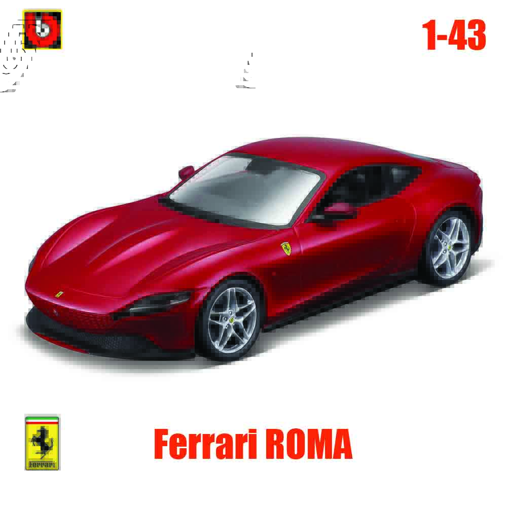 Bburago 1:43 Styles multiples Collection Ferrari Purosangue MONZA SP2 ROMA 250 Rossa 458 488 GTB F40 ENZO Jouet Modèle de voiture moulé sous pression