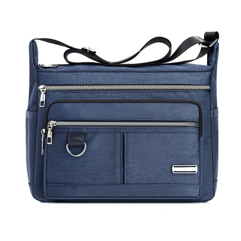 Large Capacity Business Men's Bag Water-repellent Shoulder Bag Commuter Crossbody Bag