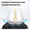 Air Bags Travel Cushion Lightweight High Rebound Pressur Travel Seat Cushion Breathable Portable 3D Air Cell Seat Cushion