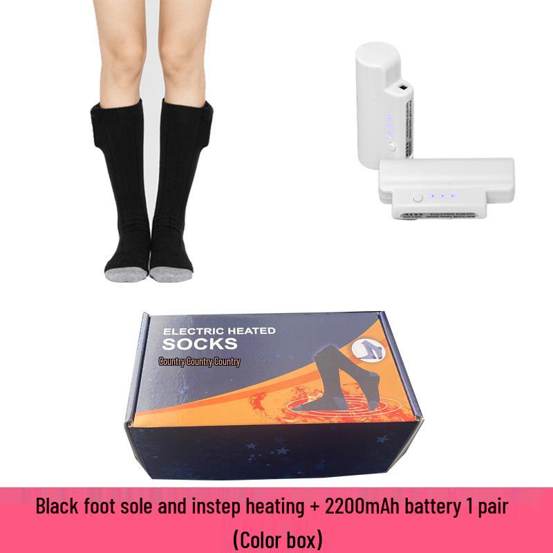 Rechargeable Electric Heated Socks - Unisex Winter Foot Warmers